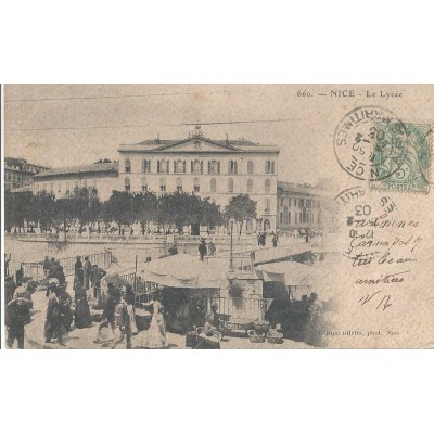 Nice - Le Lycée vers 1900